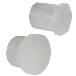 Chemtrol® Chem-Pure® Natural Polypropylene Schedule 80 Threaded Plugs